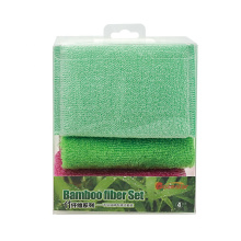 High Absorbent Bamboo Fiber Kitchen Dish Cleaning Sponge Scrubber Set